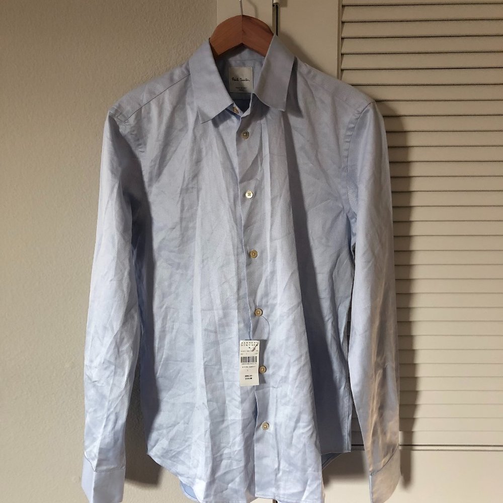 **last week sale or donate* blue dress shirt
